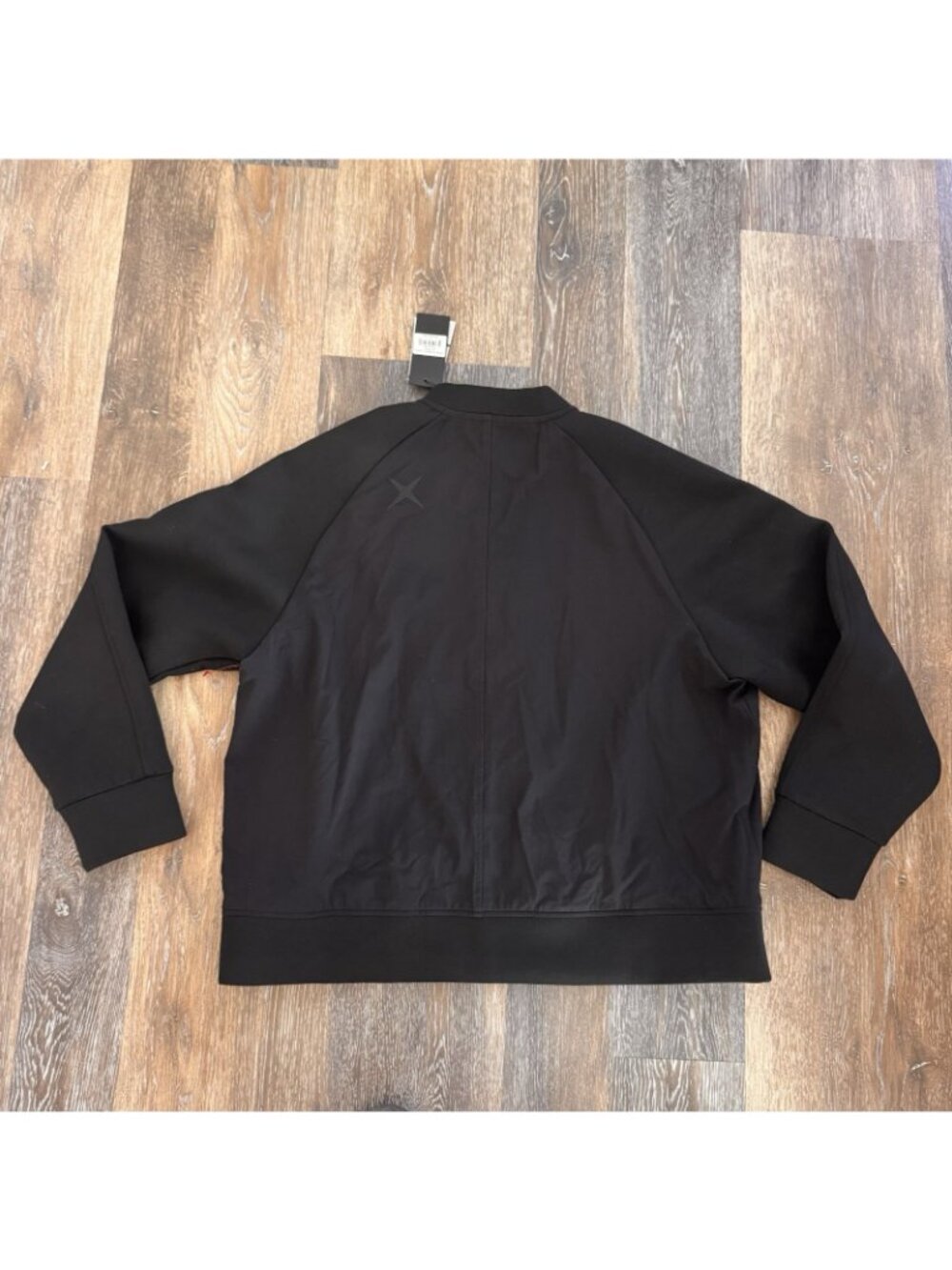 UNRL Jetset Bomber Jacket Women Size XL Black Softshell Stretch - Picture 4 of 8